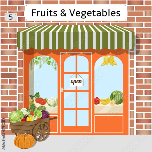 Fruits and vegetables shop