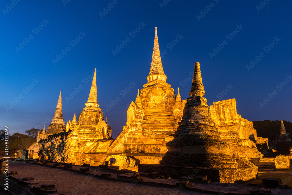 Wat Phrasisanpetch in the Ayutthaya Historical Park, Ayutthaya, Wat Phrasisanpetch in the Ayutthaya Historical Park, Ayutthaya,