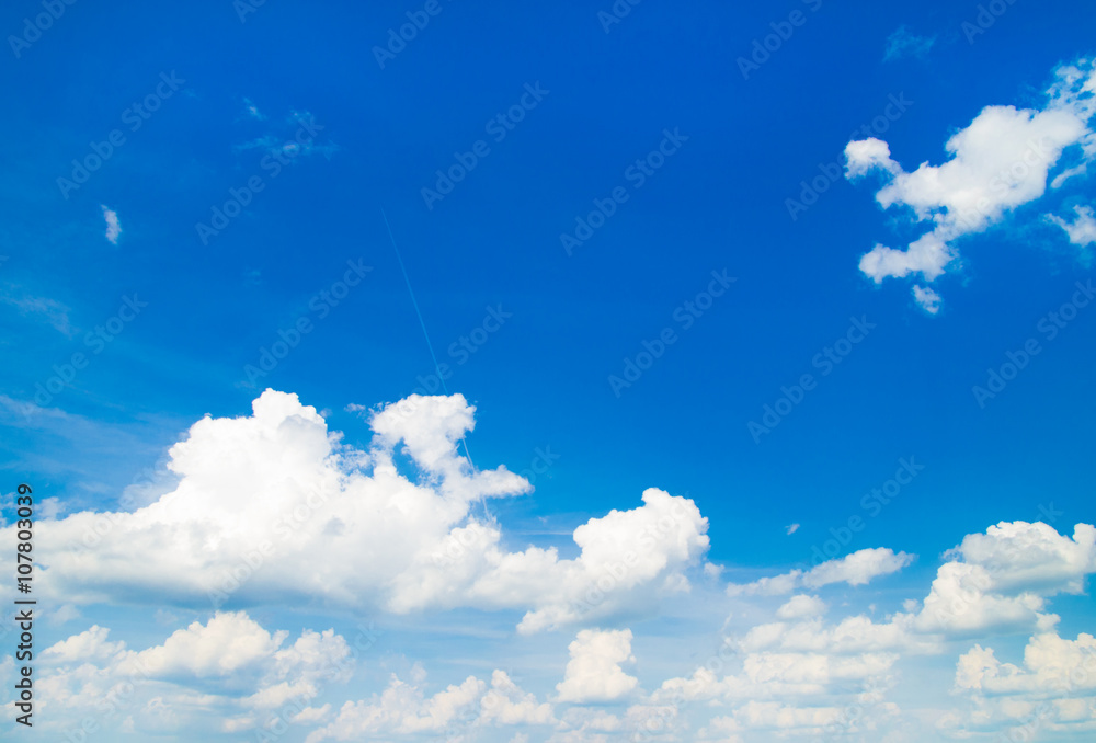 clouds in the blue sky clouds in the blue sky