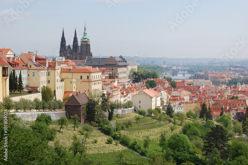 Prague. Spring. Beroun Hills. Czech republic.