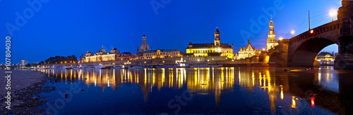 Panorama Dresden, Blaue Stunde