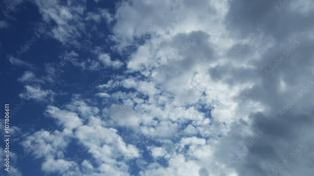 Floating White Clouds Against the Blue Sky Floating White Clouds Against the Blue Sky