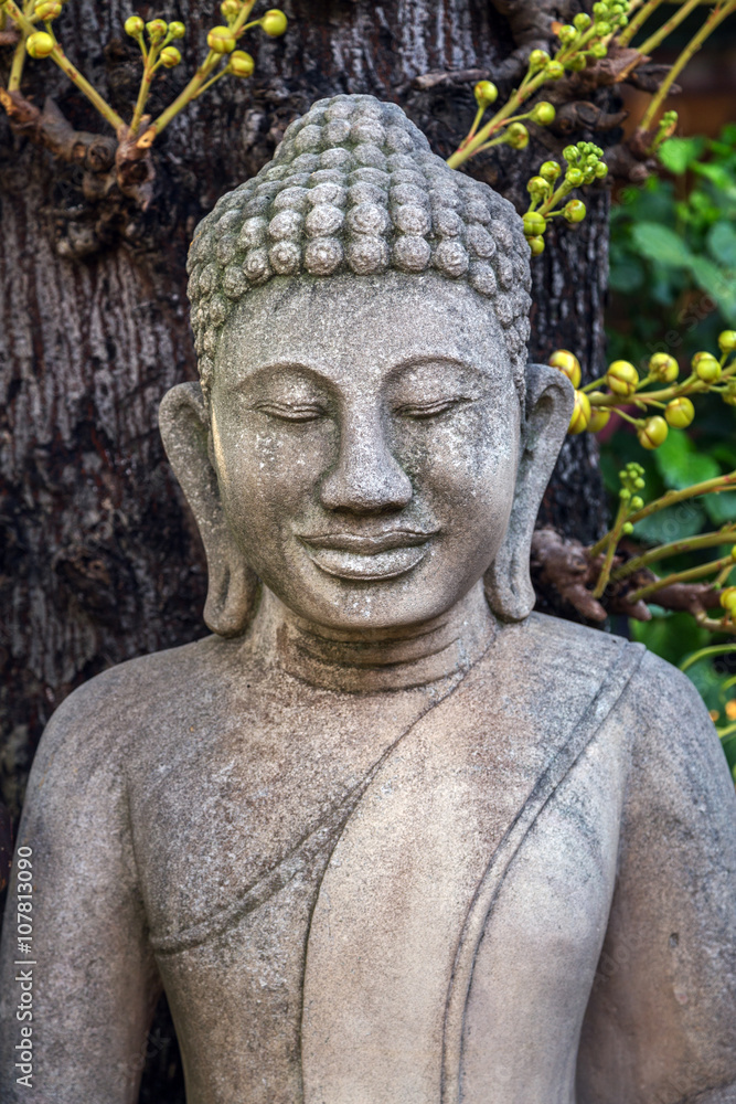 Obraz premium stone sculpture Buddha