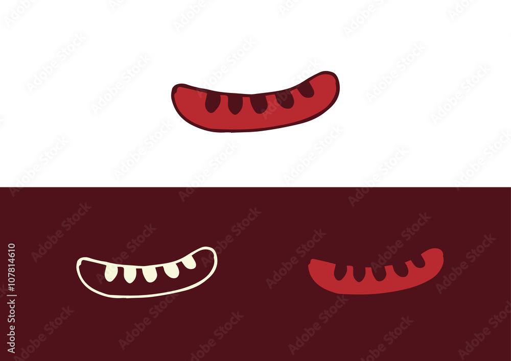 Sausage Vector Sausage Vector