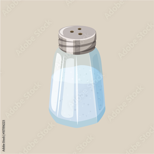 Glass salt shaker