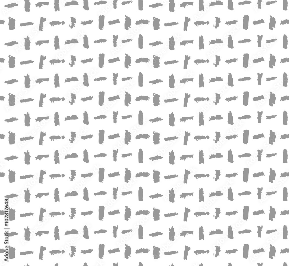 Vector seamless  modern brush spot pattern. Hand drawn artistic pattern. 