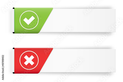 The voting banners