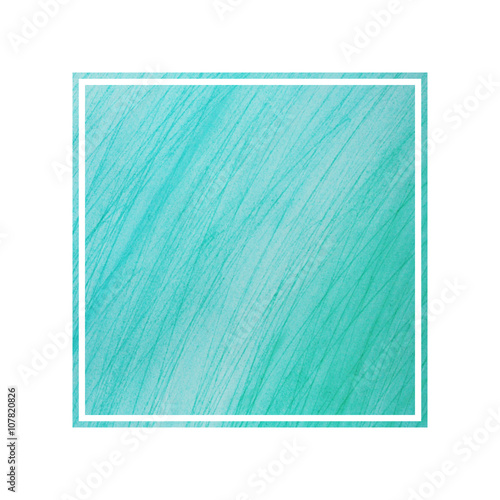 Watercolor postcard. Aquarelle frame. Copy space.