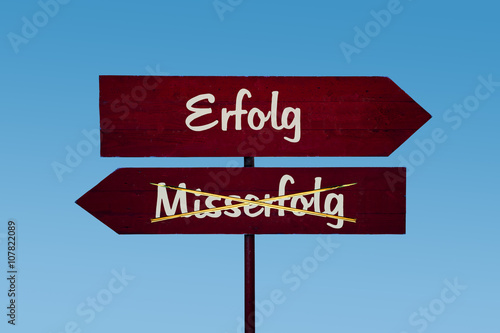 Schild 48 - Erfolg photo