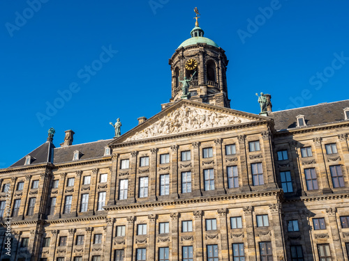 Front of Royal palace in Amsterdam © jeafish