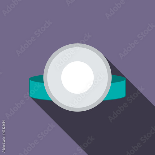 Reflector frontal of otolaryngologist icon