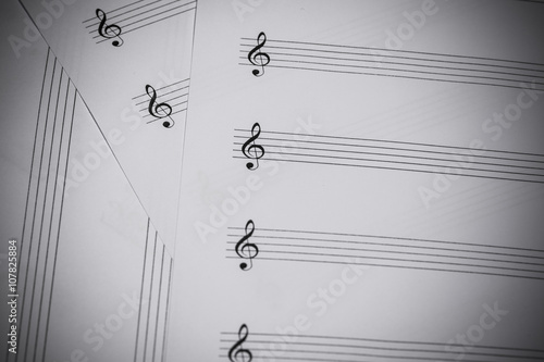 music score background
