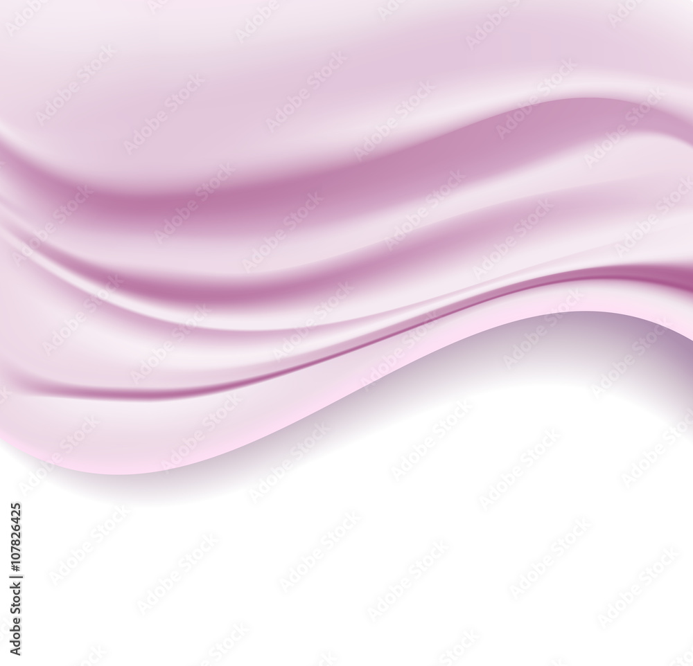 silky abstract pink background with shadow on white silky abstract pink background with shadow on white