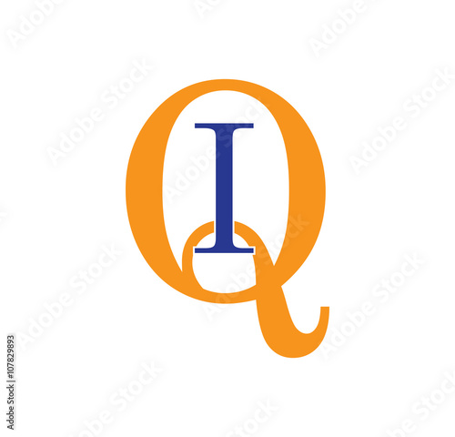 IQ logotype simple modern