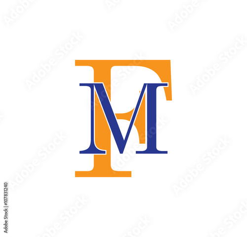 MF logotype simple modern