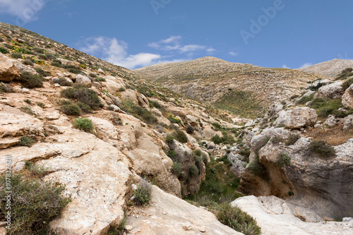 Mountains of the canyon Negev Desert in Israel