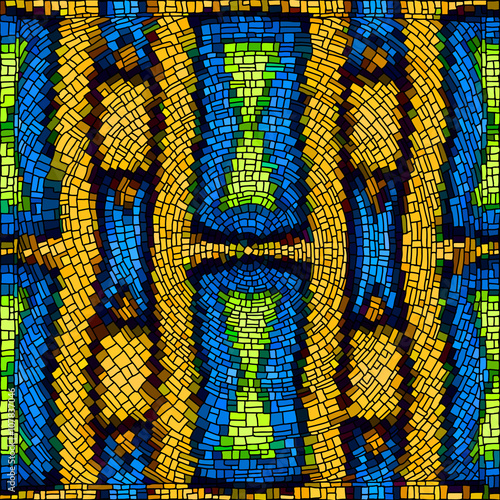 Seamless mosaic background