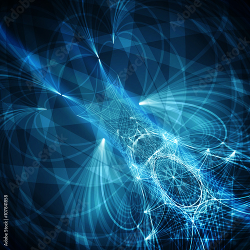 Abstract technological background