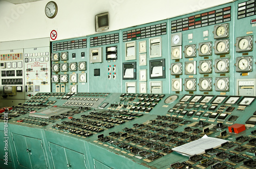 Control room of an power generation plant