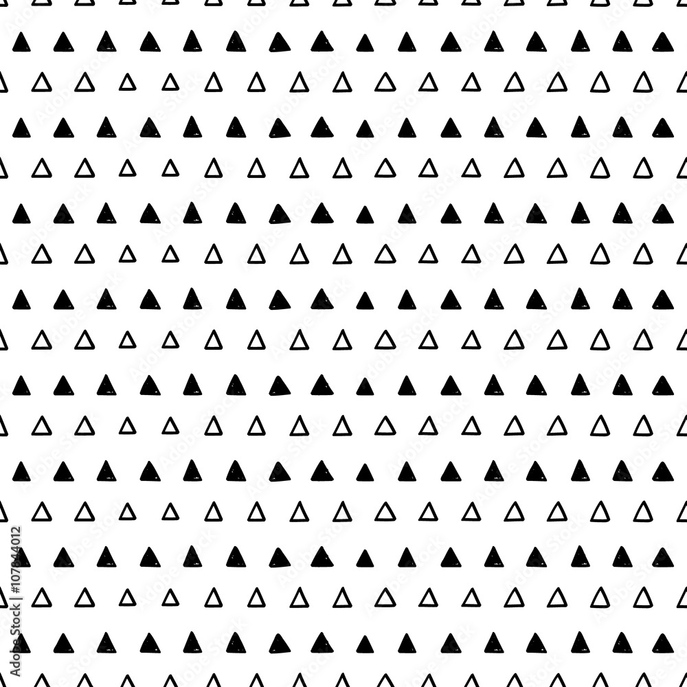 Abstract seamless triangles pattern