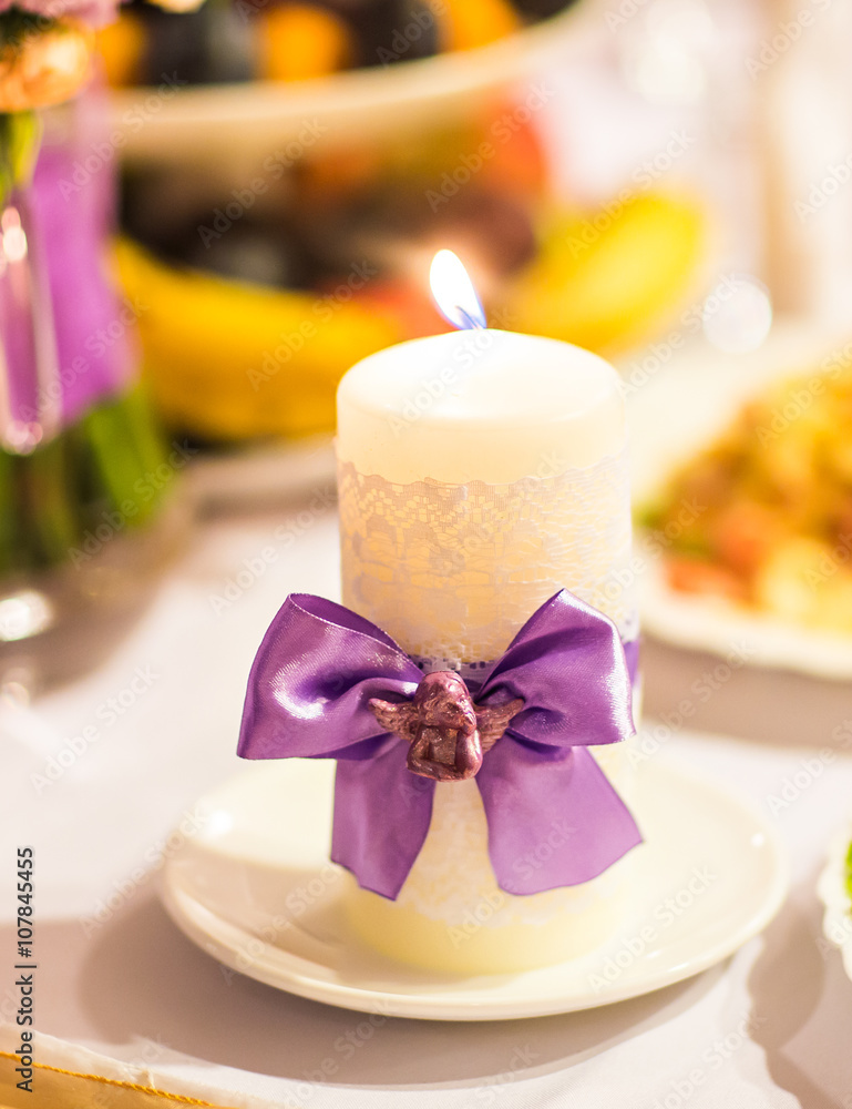 wedding candles decoration