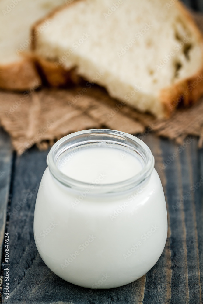 Traditional Turkish Food, Yoghurt with Bread Traditional Turkish Food, Yoghurt with Bread