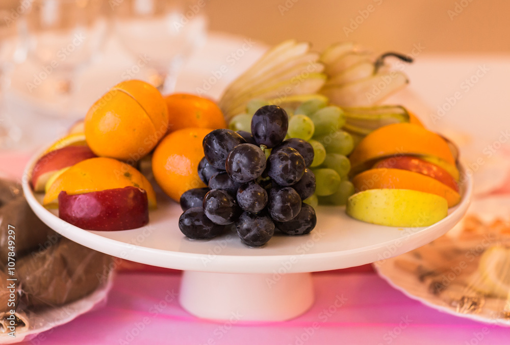 Fresh fruit party plate Fresh fruit party plate