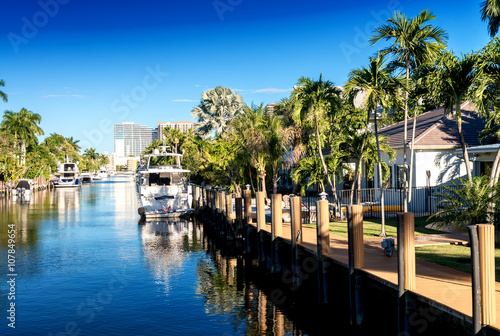 Canals of Fort Lauderdale, Florida photo
