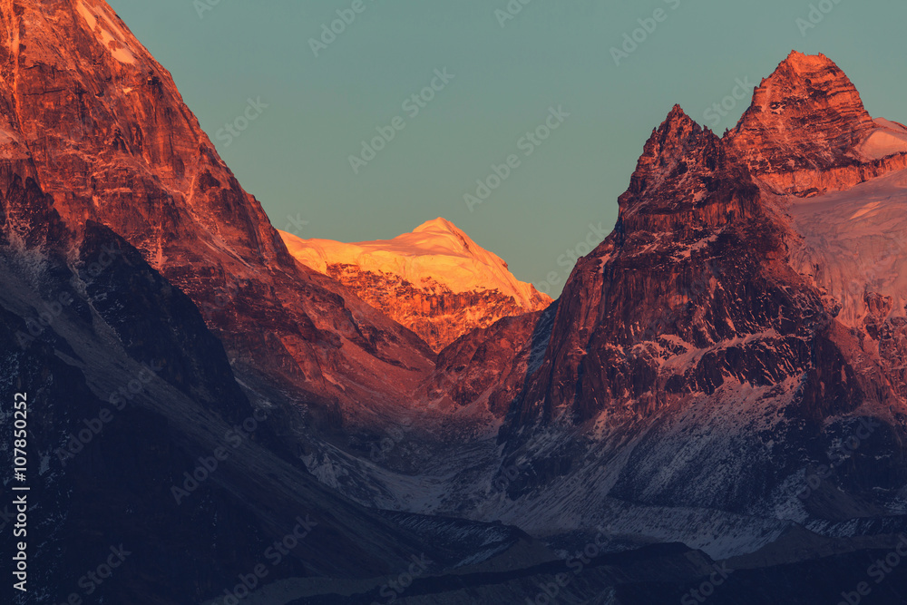 Fototapeta premium Kanchenjunga region