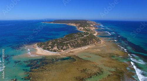 Aerial view of beautiful beach