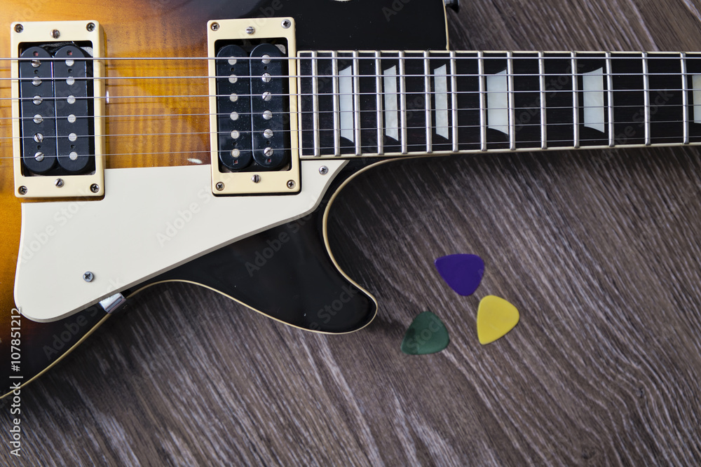 Naklejka premium Electric guitar