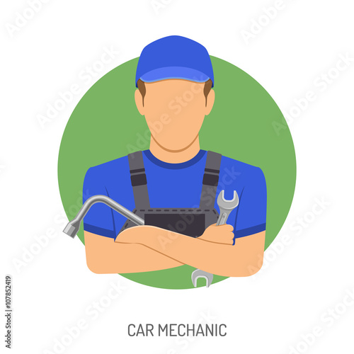 Car Mechanic Concept
