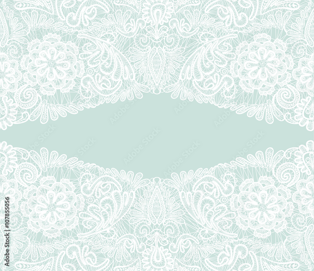 White lace Floral background, ornamental flowers. Element for we