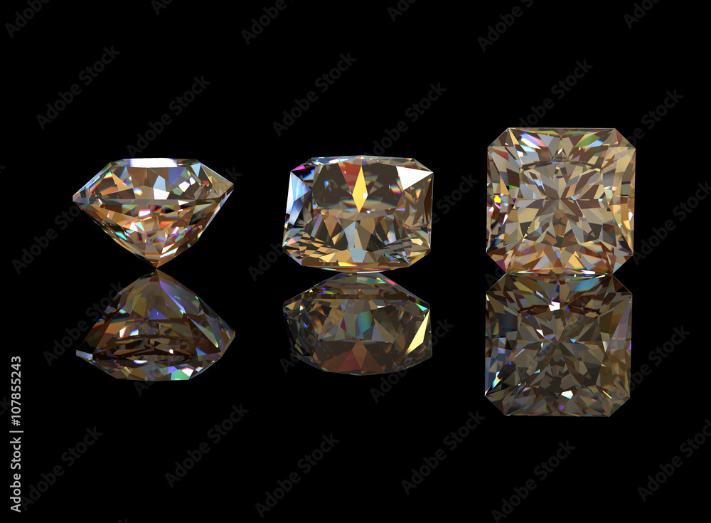3D illustration of gemstone. Jewelry accessories. 3D illustration of gemstone. Jewelry accessories.