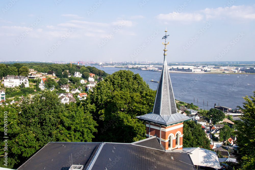 Blick vom Süllberg Blankenese