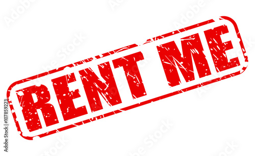 RENT ME red stamp text