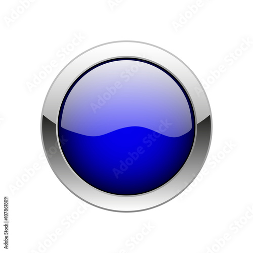 Free Download Blue round web button - GFXLoad