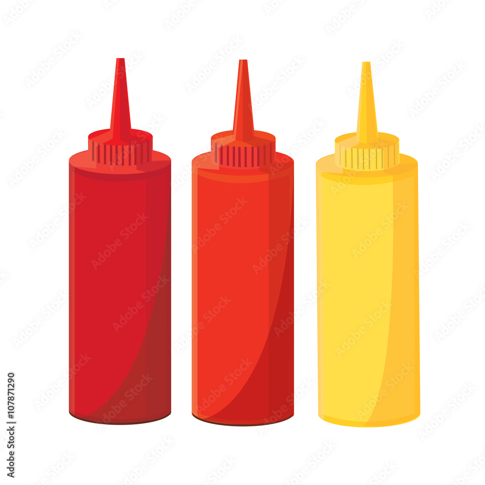 illustration. sauce on white background illustration. sauce on white background