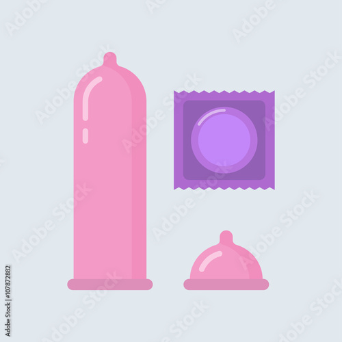 Condom vector illustration