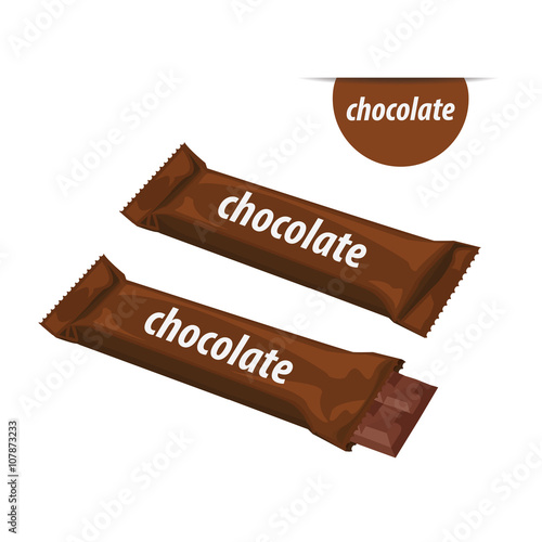 visual of brown wrap plastic foil packet, packaging or wrapper for biscuit, wafer, crackers, sweets, chocolate bar, candy bar, snacks.