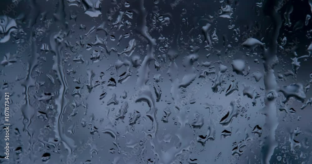 Window Glass with Raindrops Window Glass with Raindrops