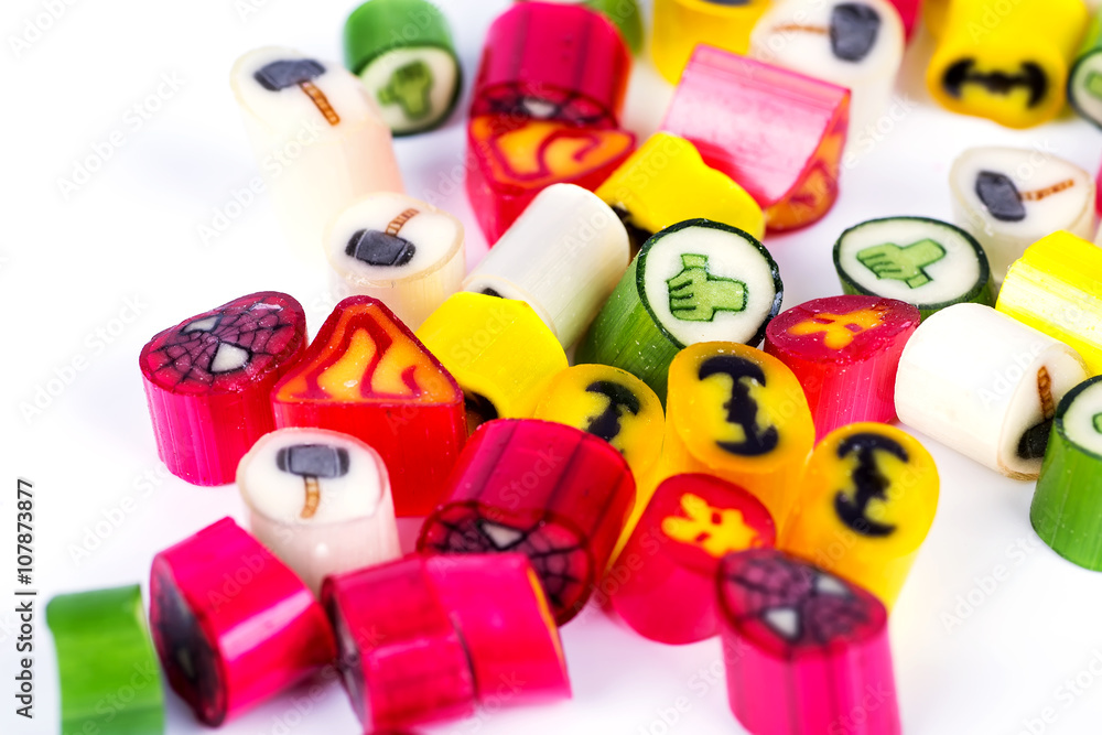 Obraz premium colorful multi-colored candy