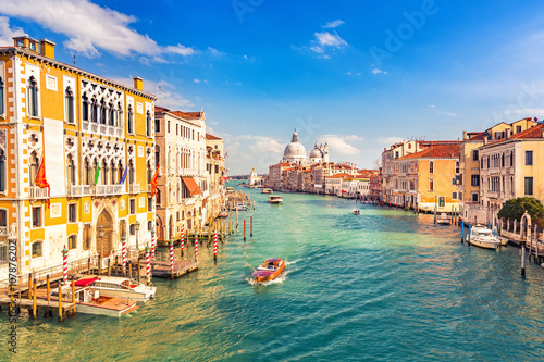 Grand Canal and Basilica Santa Maria della Salute in Venice © sborisov
