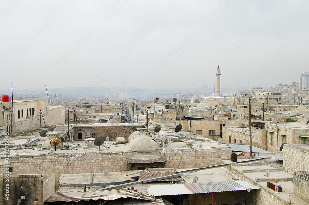 Rooftops of Aleppo City - Syria