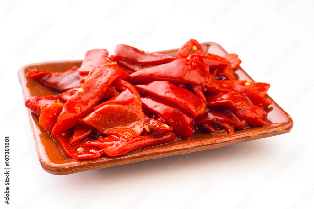 tray skinless roasted peppers