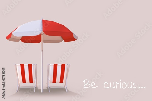 Composite image of be curious