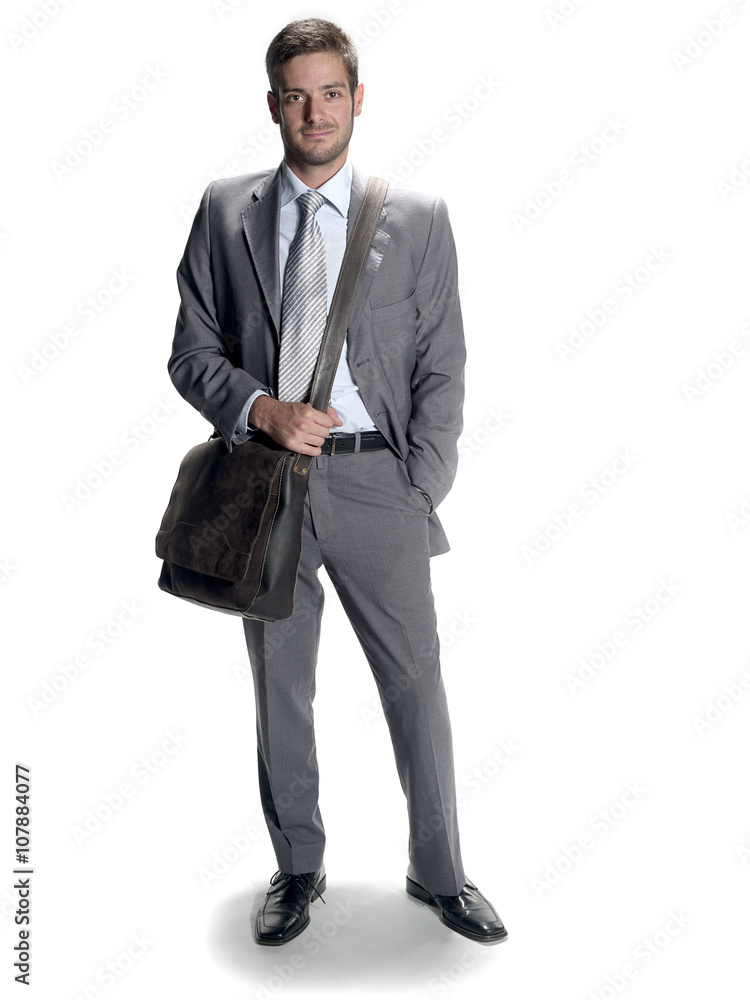 man wearing a shoulder bag Photos Adobe Stock