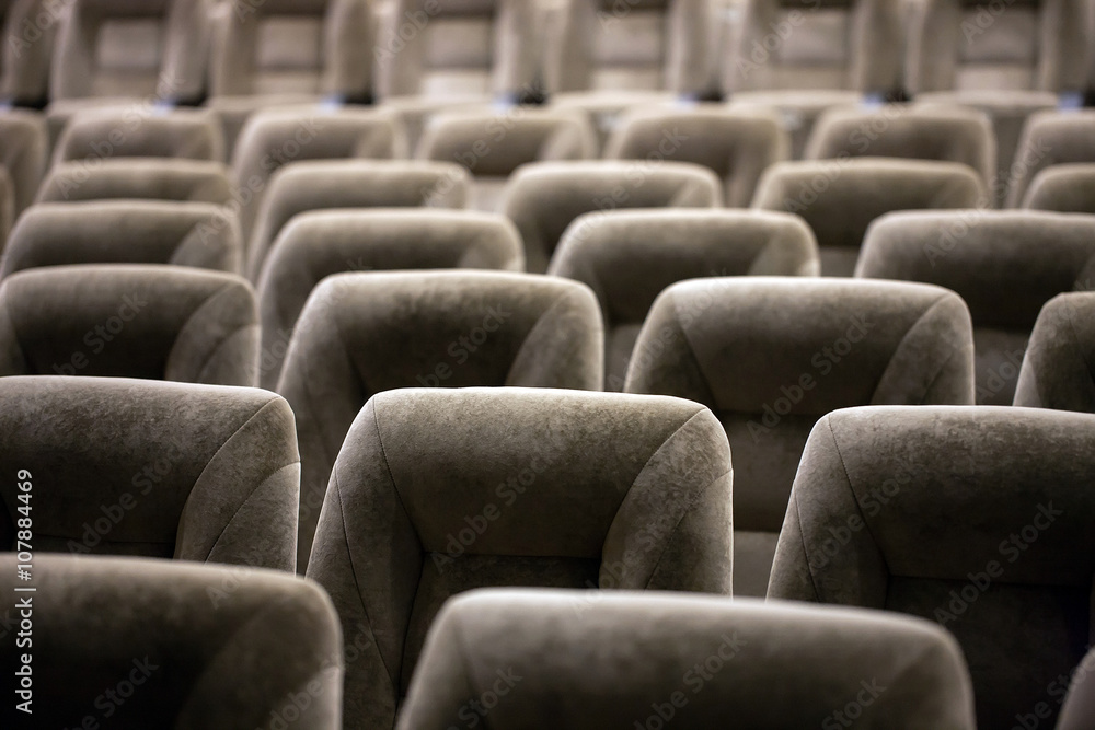 Fototapeta premium Empty comfortable seats in theater, cinema