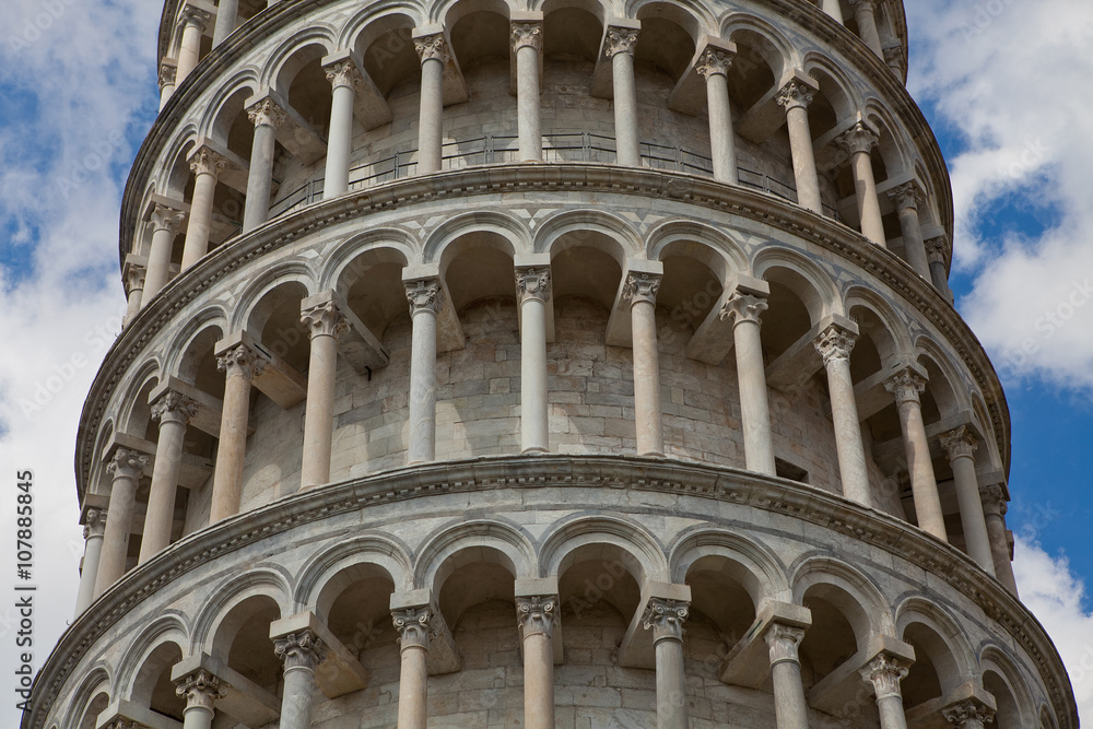 Leaning Tower of Pisa Columns