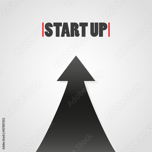 Arrow in the future. 3d style. Business concept